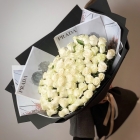 Букет «49 белых роз»