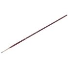 Кисть художественная синтетика бордовая Гамма "Вернисаж", круглая №2, длинная ручка
